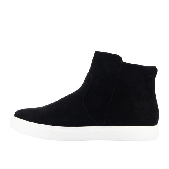 Izod 6.5 Boots Woman Mila Vegan Suede Zip-up Ankle Chukka Sneaker Winter Shoes - Picture 14 of 16